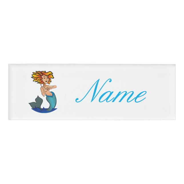 Badge D'identification Mermaid Thunder_Cove (Devant)