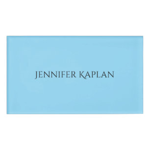 Badge D'identification Minimaliste Professionnel Moderne Simple