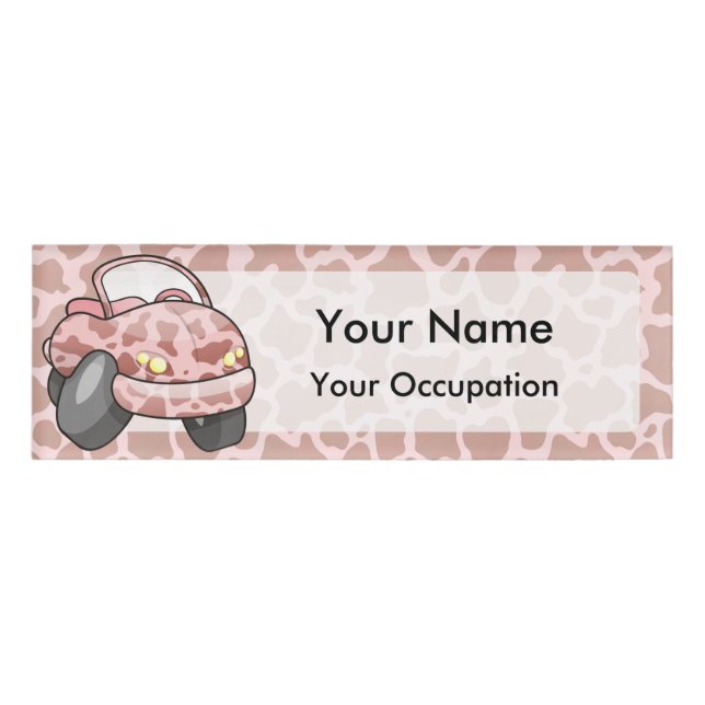 Badge D'identification Moo Car (Devant)