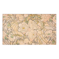 Motif classique Art nouveau de jardin de pivoines