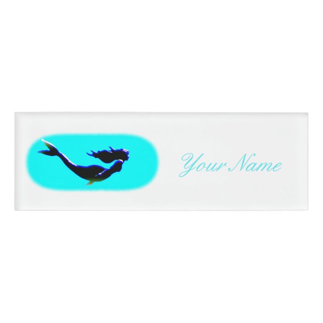 Badge D'identification natation sous-marine de sirène (Devant)