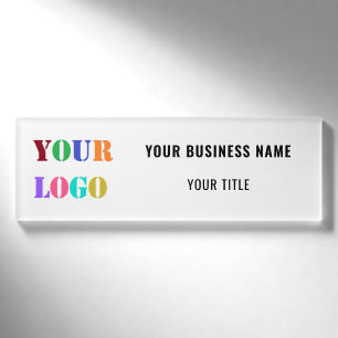 Badge D'identification Nom du logo personnalisé Nom de l'entreprise Balis