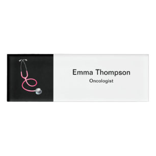 Badge D'identification Oncologue Médicale docteur en cancérologie