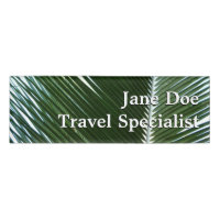 Overlapping Palm Fronds Tropical Green Abstract