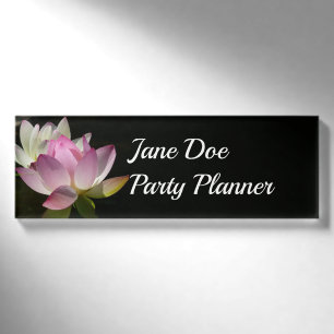 Badge D'identification Paire de fleurs de Lotus II