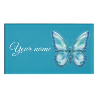 Papillon turquoise