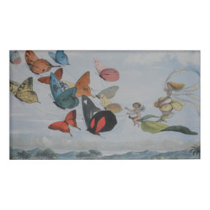 Badge D'identification Papillons et Reine Fée Papillons Fées