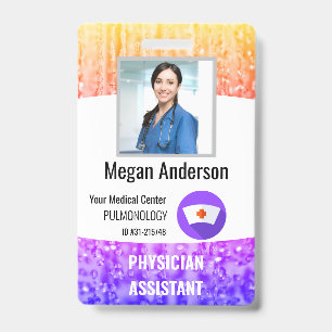 Badge d'identification personnalisé avec photo pou