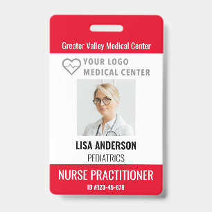 Badge d'identification personnalisé Hôpital Étique