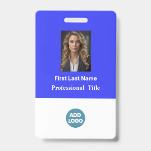 Badge d'identification personnalisé pour employés 