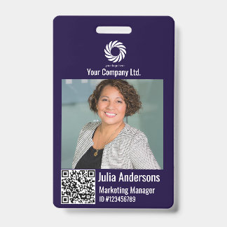 Badge d'identification personnalisé pour employés 