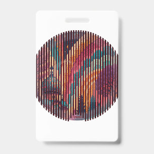 Badge d'identification personnalisé sous forme de 