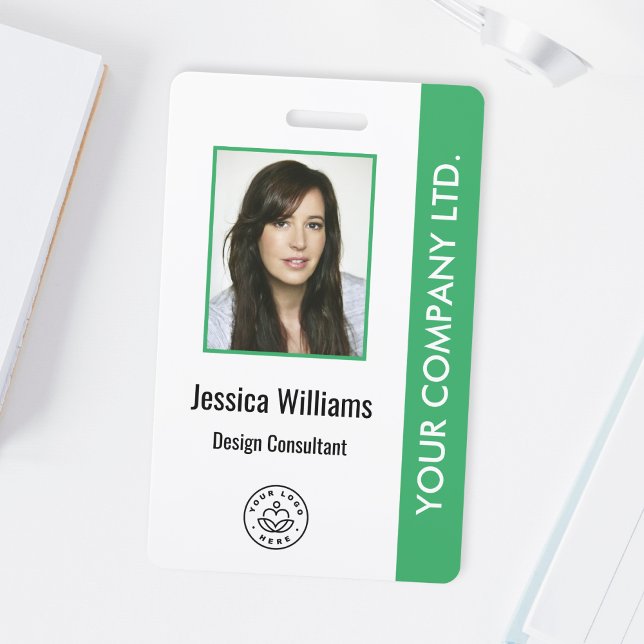 Badge d'identification personnalisée de l'employé  (Créateur téléchargé)