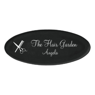 Badge D'identification Personnel chic de salon de coiffure