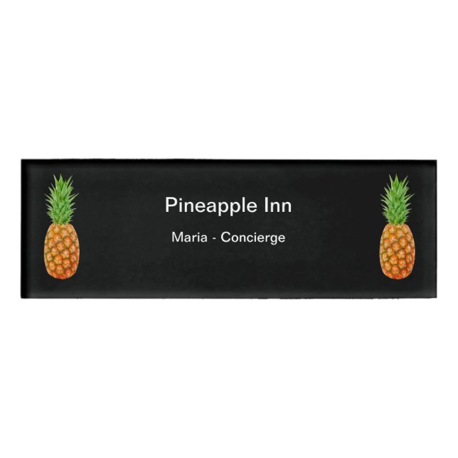 Badge D'identification Personnel De L'Hôtel Concierge (Devant)