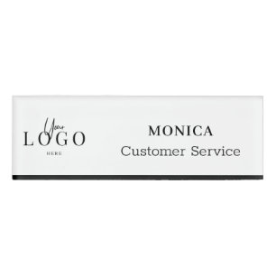 Badge D'identification Petit Nom Badet Magnet Logo personnalisé Personnel