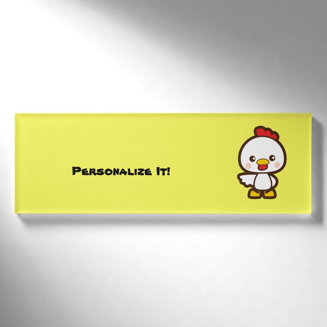 Badge D'identification Petit poulet (Devant)
