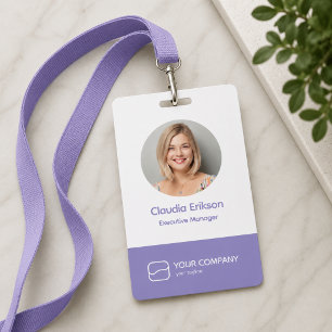 Badge d'identification Photo 3x5 Badges QR perso
