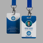 Badge d'identification photo personnalisable pour