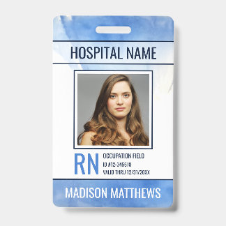 Badge d'identification photo personnalisé pour emp