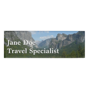 Badge D'identification Point d'inspiration dans le parc national de Yosem