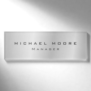 Badge D'identification Poste de personnel personnalisé moderne