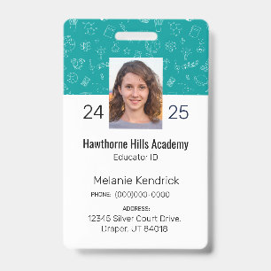 Badge d'identification pour éducateur à domicile d