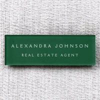 Professionnel Emerald Green Business moderne
