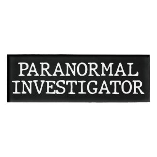 Badge D'identification Recherche paranormale chasse aux fantômes EVP