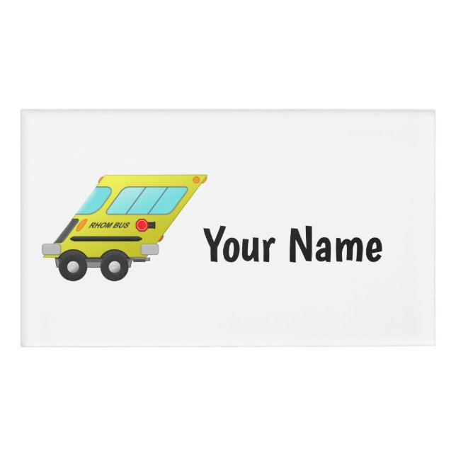 Badge D'identification Rhom-bus - (Devant)