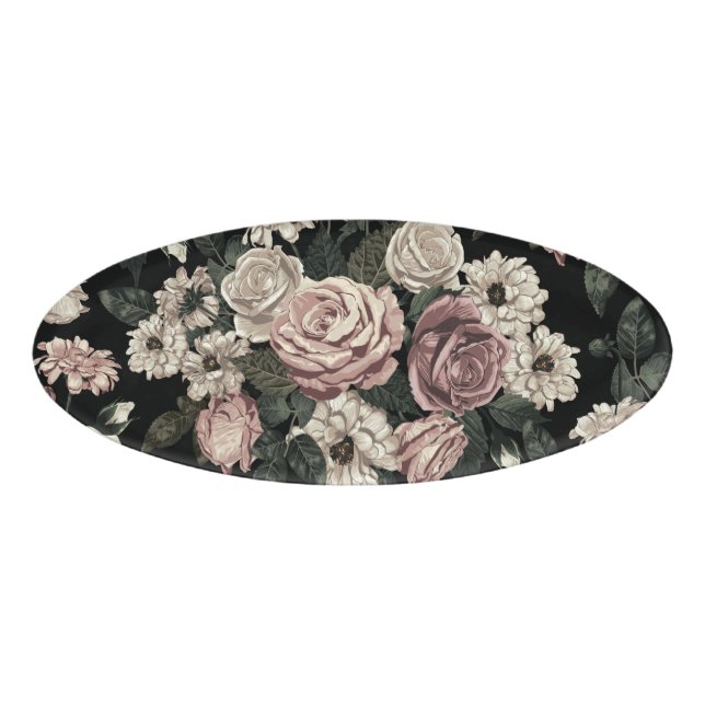 Badge D'identification rose (Devant)