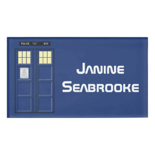 Badge D'identification Royaume-Uni - Blue Police Public Call Box 1