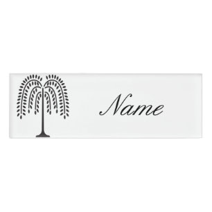 Badge D'identification Silhouette de Weeping