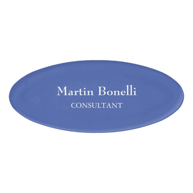 Badge D'identification Simple Plaine simple créative et durable (Devant)