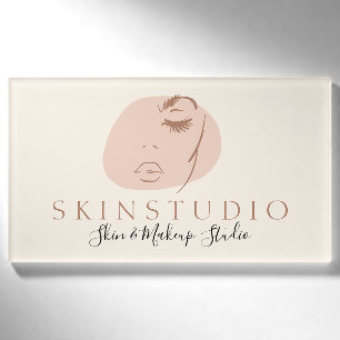 Badge D'identification Soins du Visage Cosmétologie Clinique de Beauté Bi