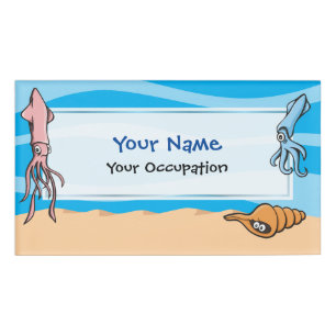 Badge D'identification Squid