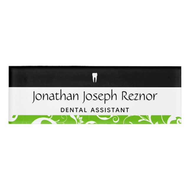 Badge D'identification Staff pro Damask (Devant)