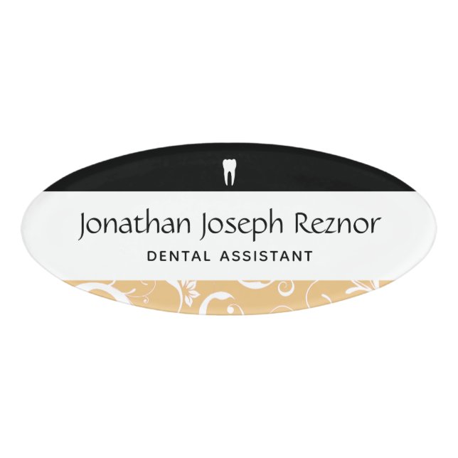 Badge D'identification Staff pro Damask (Devant)