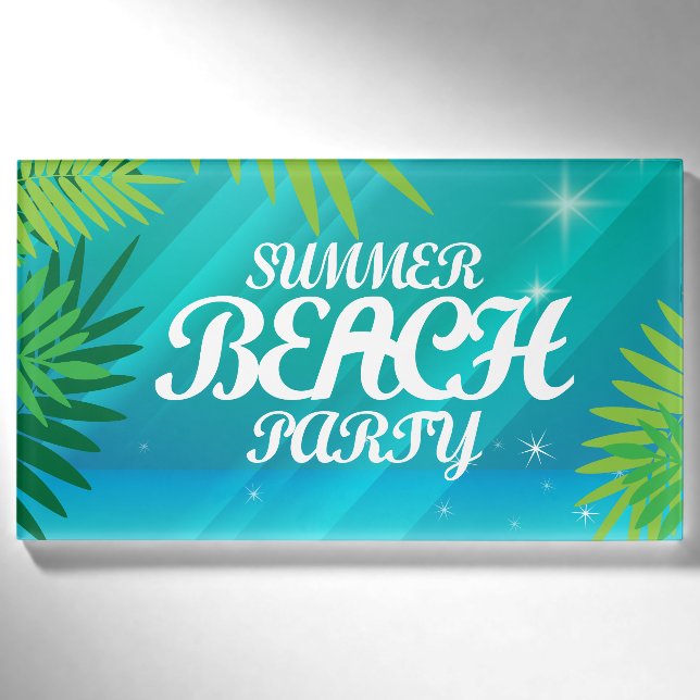 Badge D'identification Summer Beach Party (Devant)