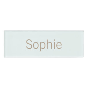 Badge D'identification Tag de nom du personnel du Spa du salon