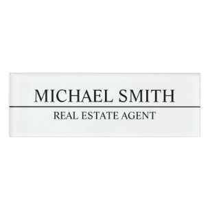 Badge D'identification Tag de nom personnalisé professionnel
