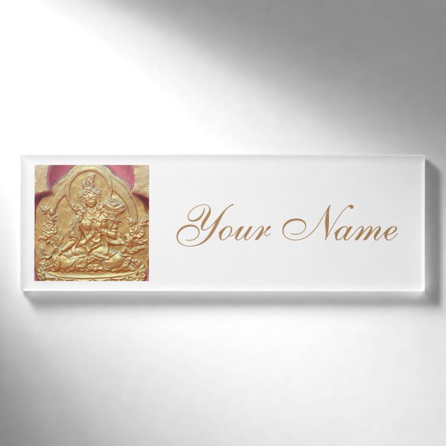 Badge D'identification tara bouddha (Devant)