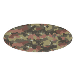 Badge D'identification Texture Camo Brown