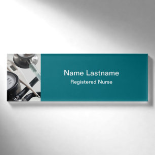 Badge D'identification Thème Médicale d'infirmier autorisé