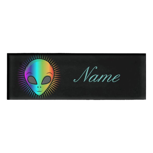Badge D'identification Tonnerre-Cove à la tête de Alien (Devant)