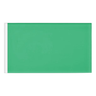 Badge D'identification un arrière - plan vert avec une bordure blanche