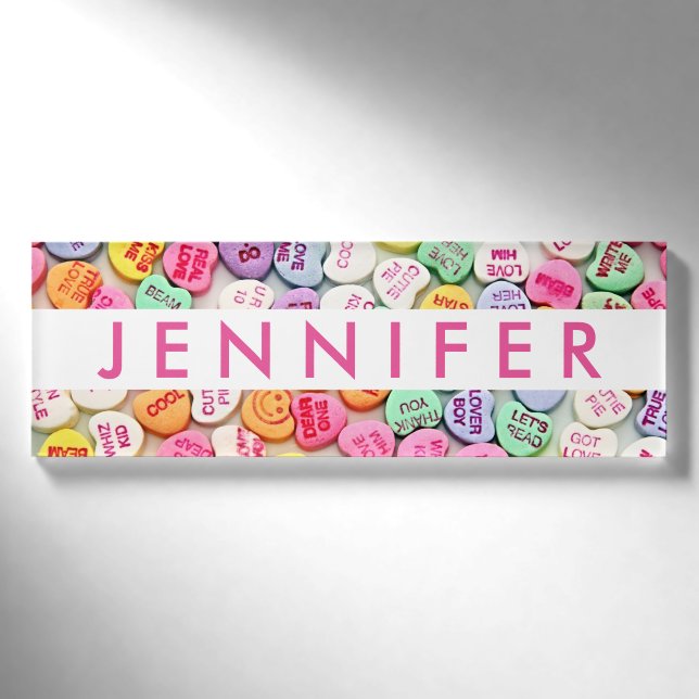 Badge D'identification Valentine (Devant)
