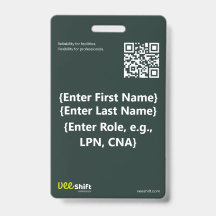 Badge d'identification VeeShift