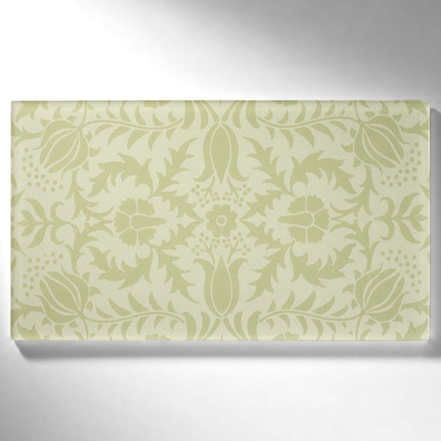 Badge D'identification William Morris Borge Mariage Soft Green (Devant)
