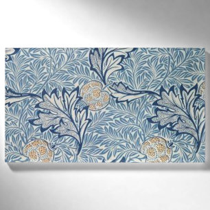 Badge D'identification William Morris Flower Floral Design